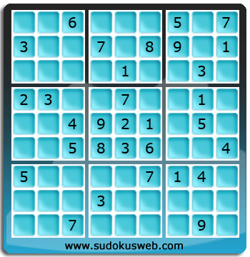 Sudoku von mittelmässiger höhe