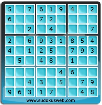 Sudoku de Nivel Muy Fácil