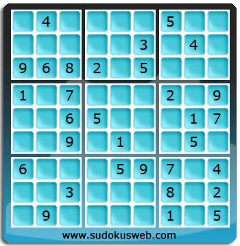 Sudoku von mittelmässiger höhe