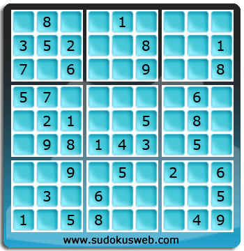 Nivel Facil de Sudoku