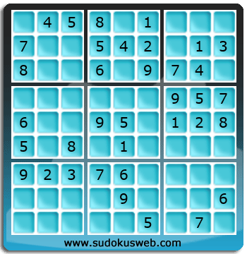 Sudoku von einfacher höhe Sudoku von einfacher höhe