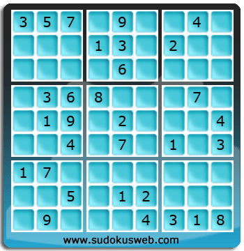 Sudoku von mittelmässiger höhe