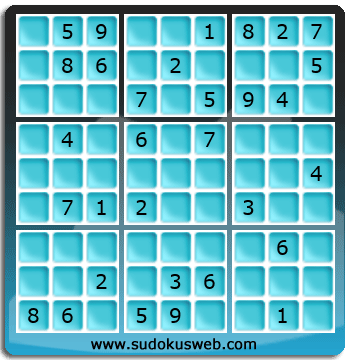 Sudoku von mittelmässiger höhe