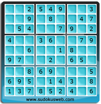 Sudoku de Nivel Muy Fácil