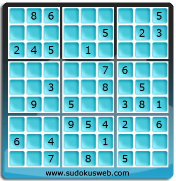 Sudoku von mittelmässiger höhe