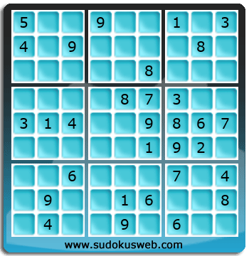 Sudoku von mittelmässiger höhe