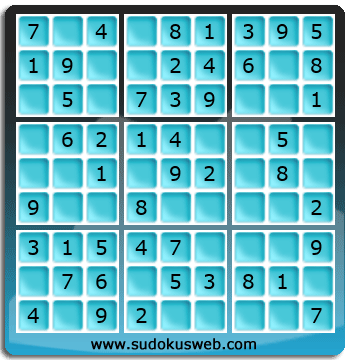 Sudoku de Niveau Très Facile