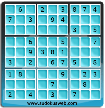 Sudoku von einfacher höhe