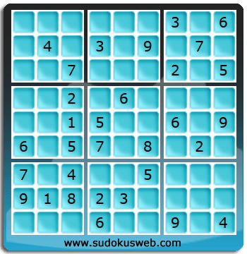 Sudoku von mittelmässiger höhe