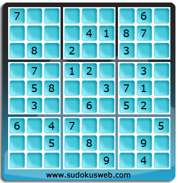 Sudoku von mittelmässiger höhe