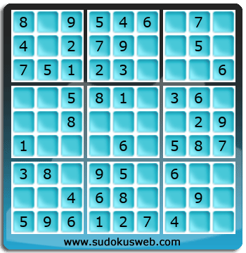 Sudoku von sehr einfacher höhe