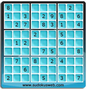 Sudoku von mittelmässiger höhe