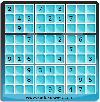 Sudoku von mittelmässiger höhe