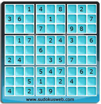 Sudoku von einfacher höhe