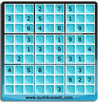 Sudoku von mittelmässiger höhe