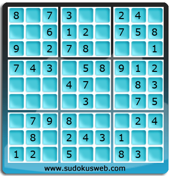 Nivel Muito Facil de Sudoku