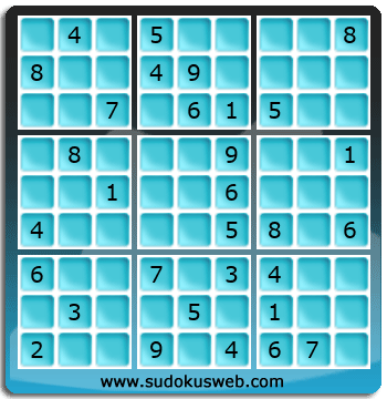 Sudoku von mittelmässiger höhe