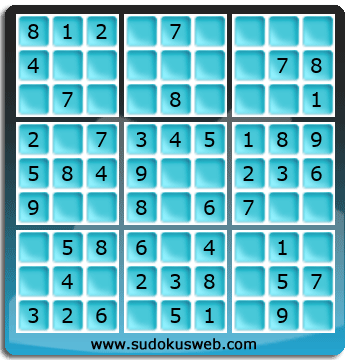 Sudoku von sehr einfacher höhe