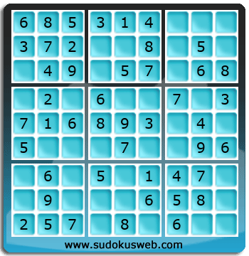 Sudoku von sehr einfacher höhe