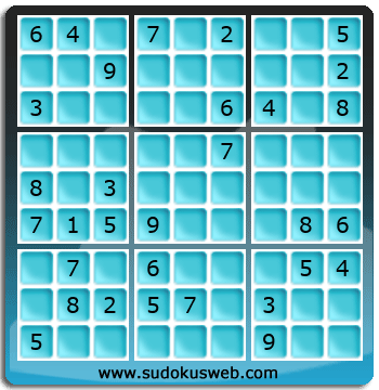 Sudoku von mittelmässiger höhe