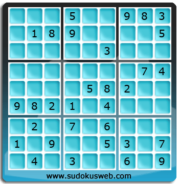 Sudoku von mittelmässiger höhe