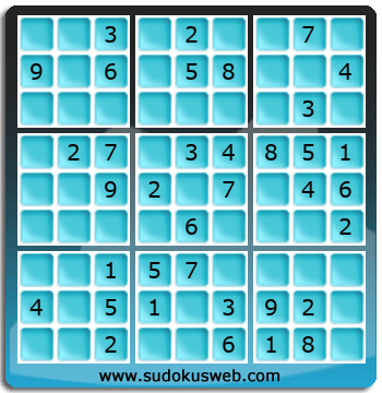 Sudoku von einfacher höhe