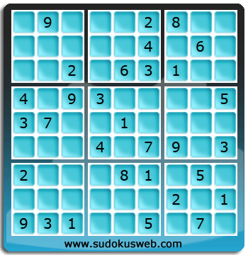 Sudoku von mittelmässiger höhe