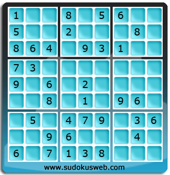 Sudoku von einfacher höhe