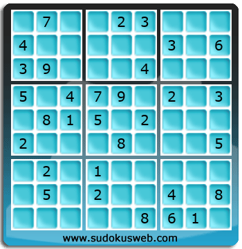 Sudoku von mittelmässiger höhe