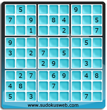 Sudoku von mittelmässiger höhe