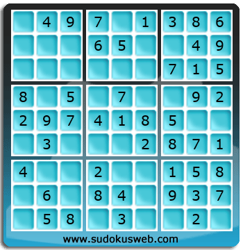 Nivel Muito Facil de Sudoku