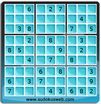 Sudoku von mittelmässiger höhe