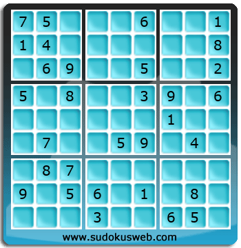 Sudoku von mittelmässiger höhe