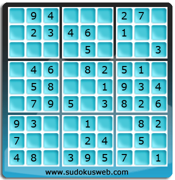 Sudoku von sehr einfacher höhe