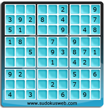 Sudoku von einfacher höhe