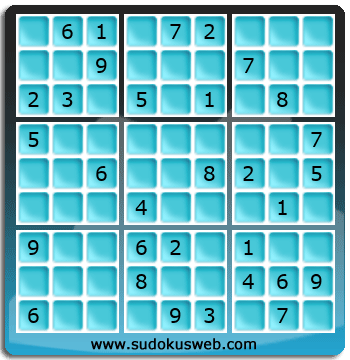 Sudoku von mittelmässiger höhe