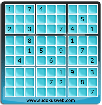 Sudoku von Fachmännischer höhe