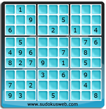 Sudoku von mittelmässiger höhe