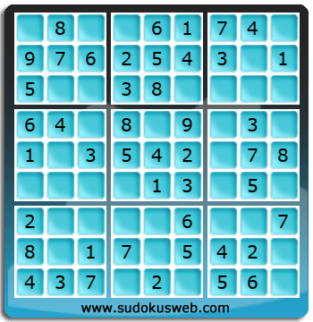 Sudoku de Nivel Muy Fácil