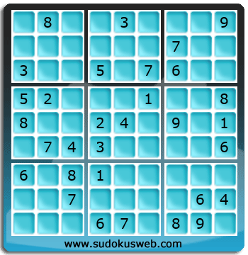 Sudoku von mittelmässiger höhe