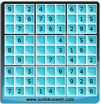 Sudoku von sehr einfacher höhe