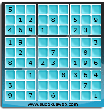 Sudoku von einfacher höhe