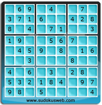 Sudoku von sehr einfacher höhe