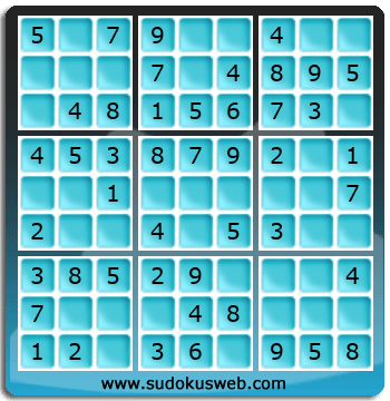 Sudoku von sehr einfacher höhe