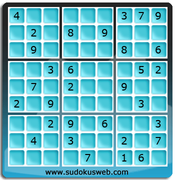 Sudoku von mittelmässiger höhe