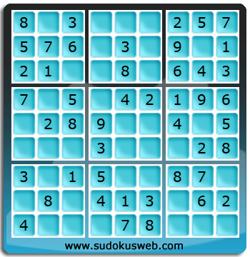 Sudoku von sehr einfacher höhe