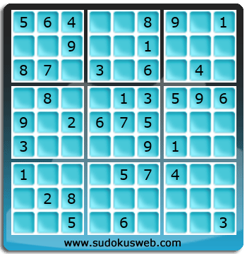 Sudoku von einfacher höhe