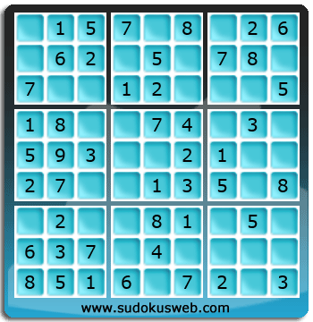 Sudoku von sehr einfacher höhe