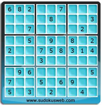 Sudoku von mittelmässiger höhe