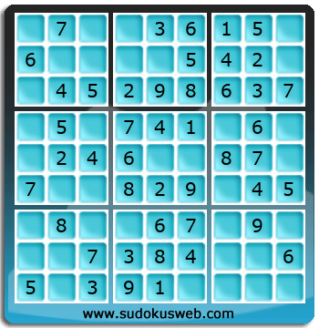 Nivel Muito Facil de Sudoku